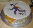 HOC 40th birthday cake
